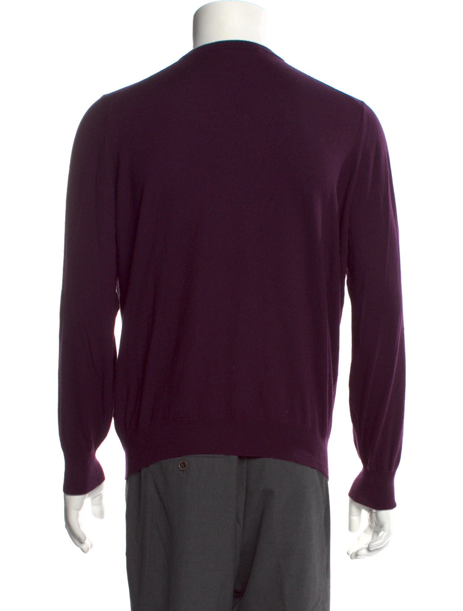 Brunello Cucinelli Virgin Wool V-Neck Pullover